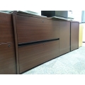 Auburn Wood 2 Drawer, 2 Door Credenza, Locking